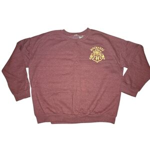Harry Potter Hogwarts "I Solemnly Swear.." Rich Red Crewneck Sweatshirt Size XXL